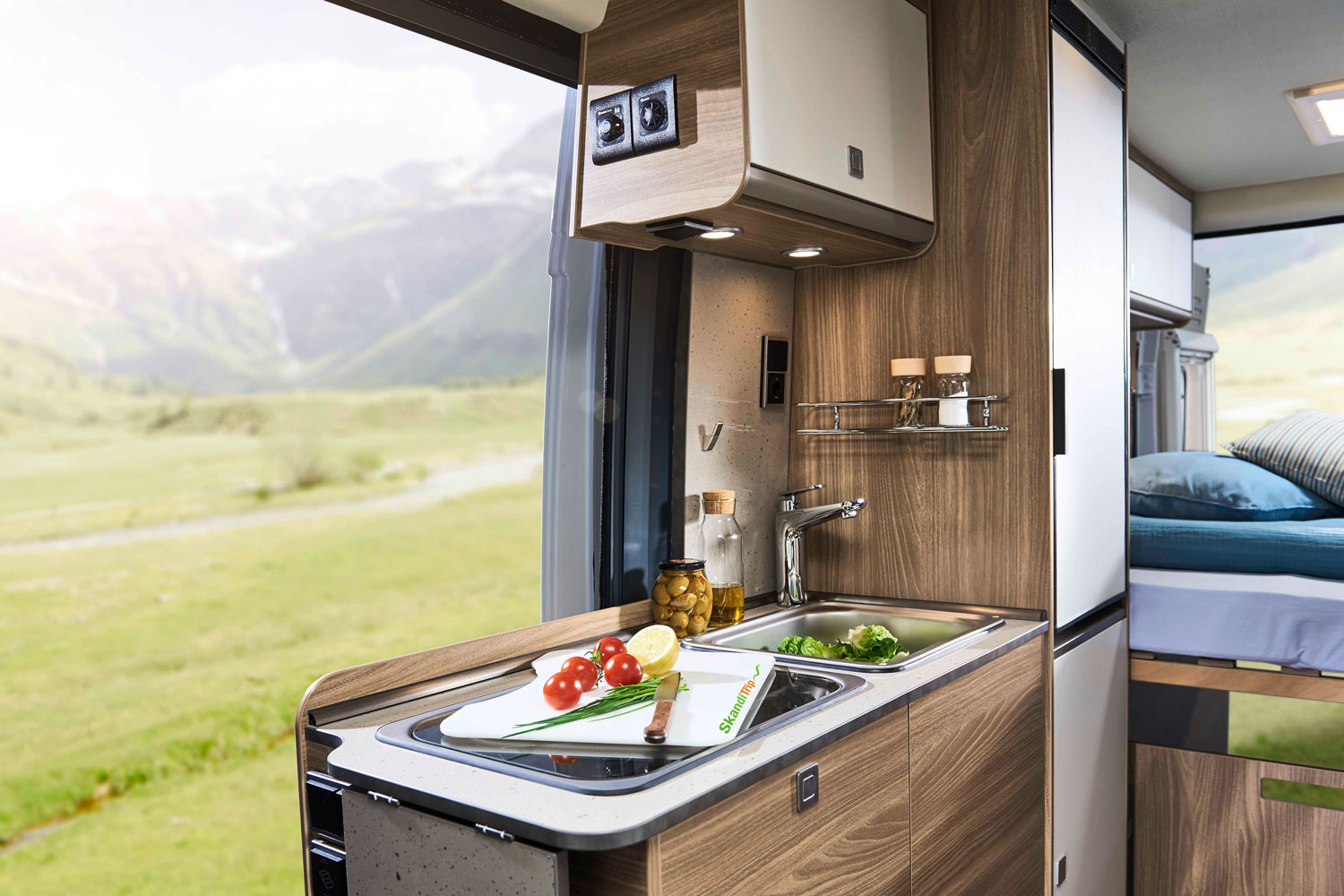 SkandiTrip petit camping car pentry