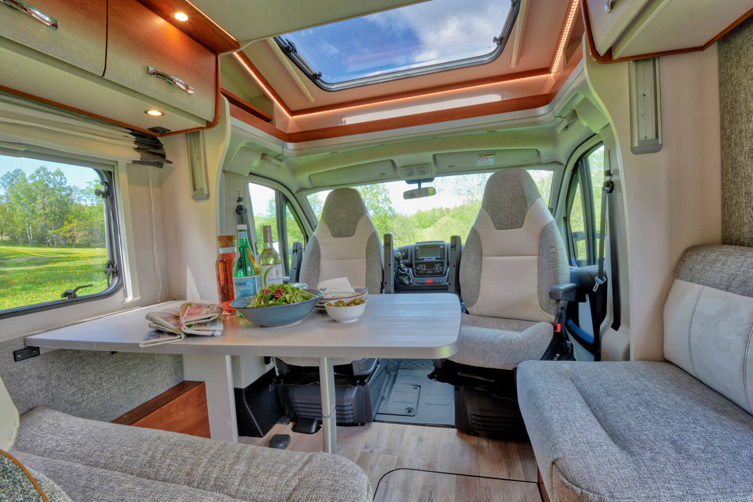 SkandiTrip small motorhome pentry